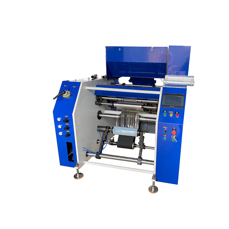 New Design Fully Auto 5 Shaft Cling Film Rewinder With Perforation Line, PPD-5SPR300