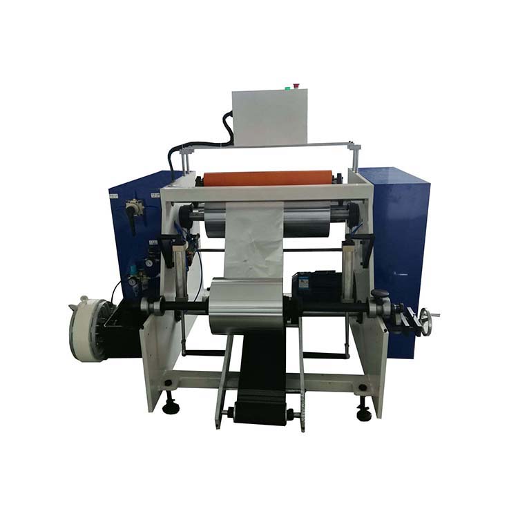 Semi Auto Embossed Aluminum Foil Rewinder, PPD-EAF450